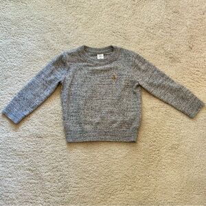 Boys 3T BabyGAP Cozy Gray Knit Crewneck Sweater